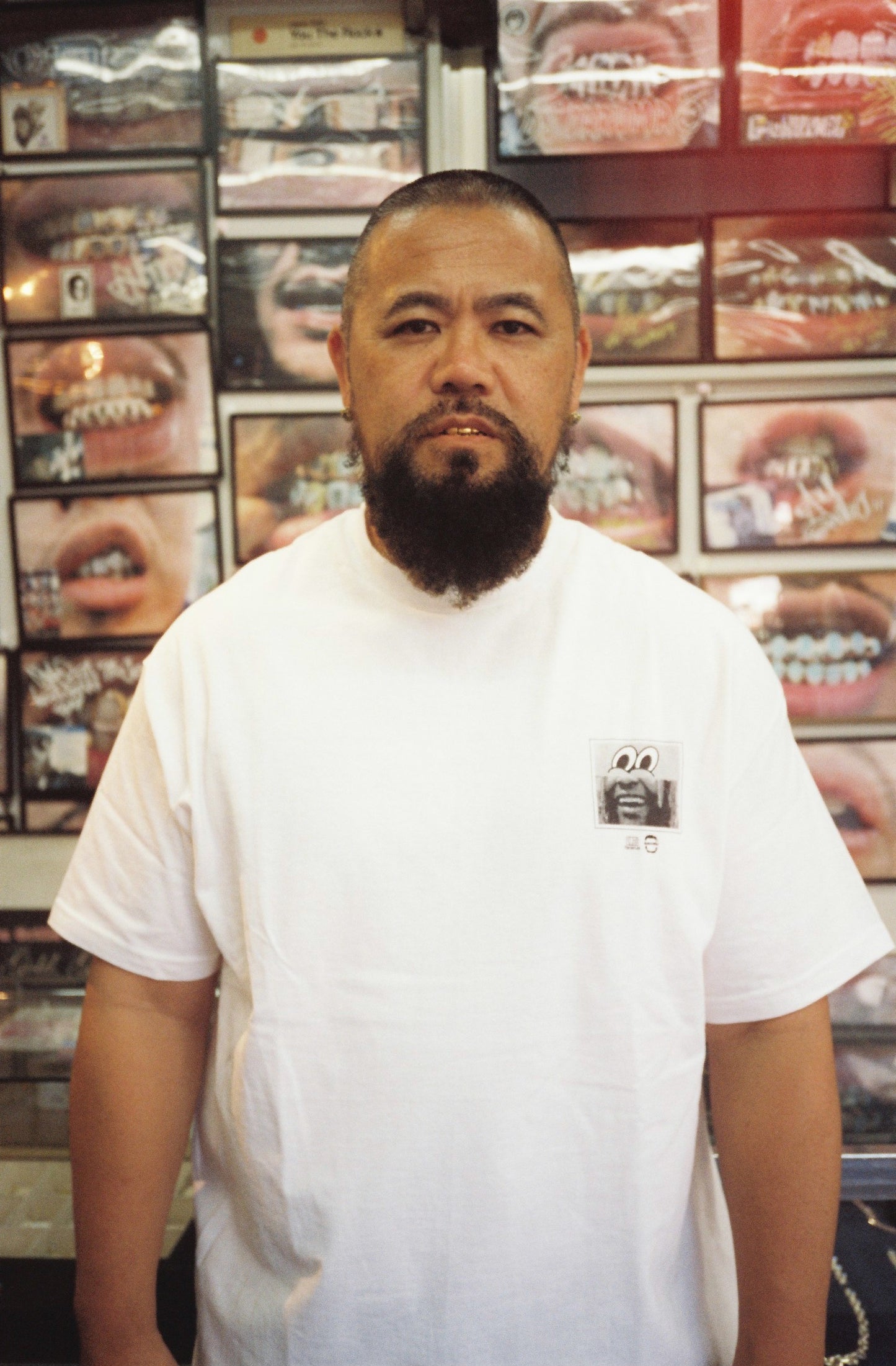 Hacienda Coffee × GRILLZ JEWELZ T-Shirt White