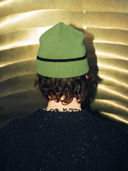 SNEEZE CONTRAST STRIPE WOOL BEANIE