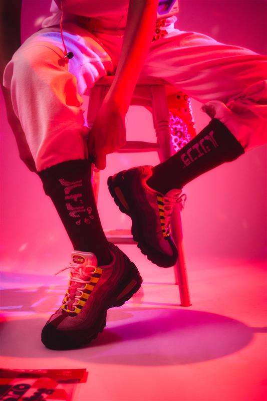 Hacienda × Huddle socks